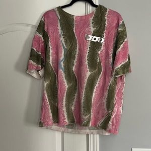NWT Diesel Men’s Green/Pink Marble T-Shirt